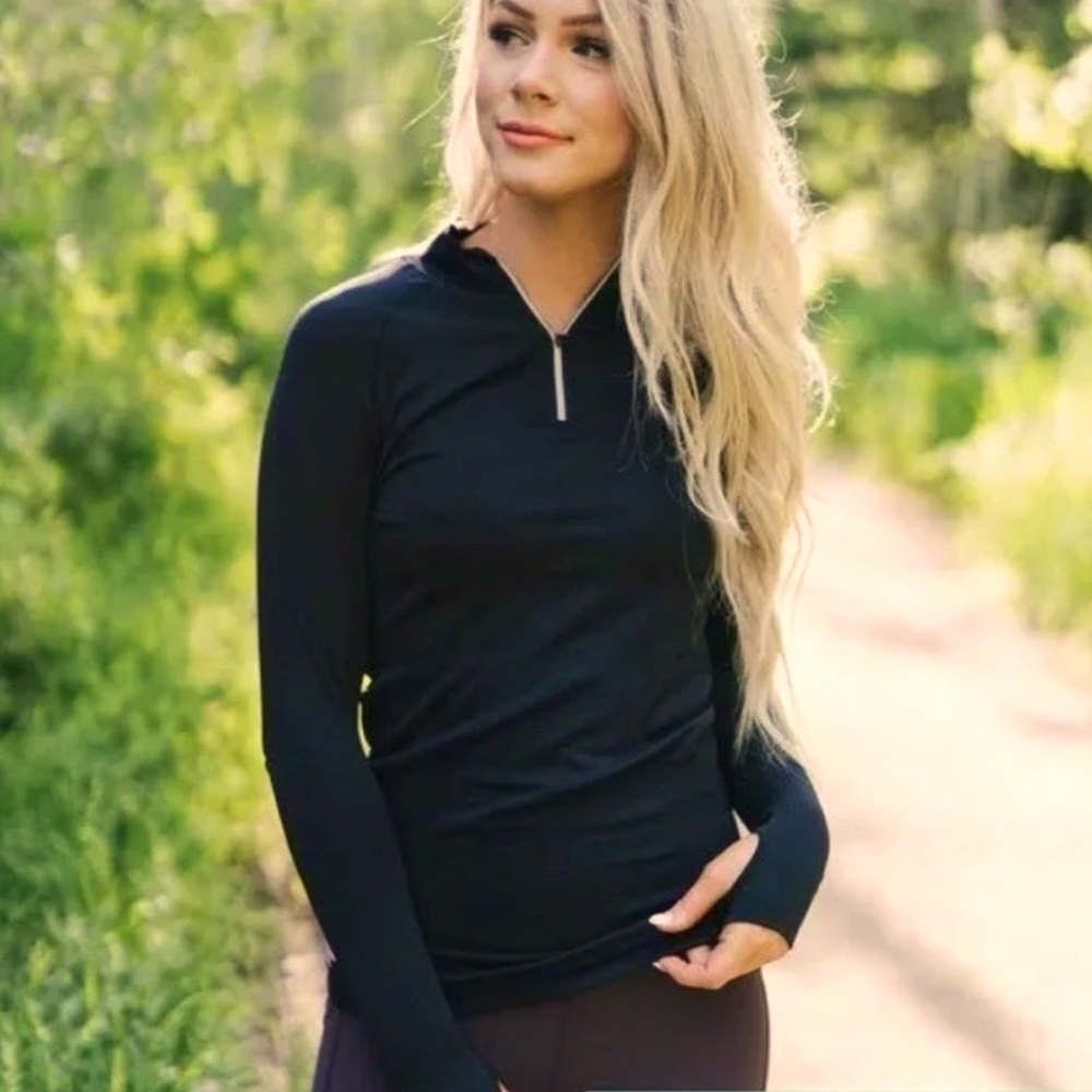 Zyia Fog Performance 1/4 Zip Jacket - S